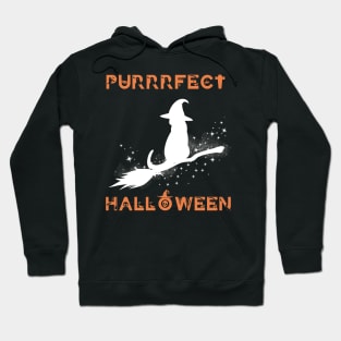 Funny Gifts for Halloween Witcher Cat Purrrfect Halloween Hoodie